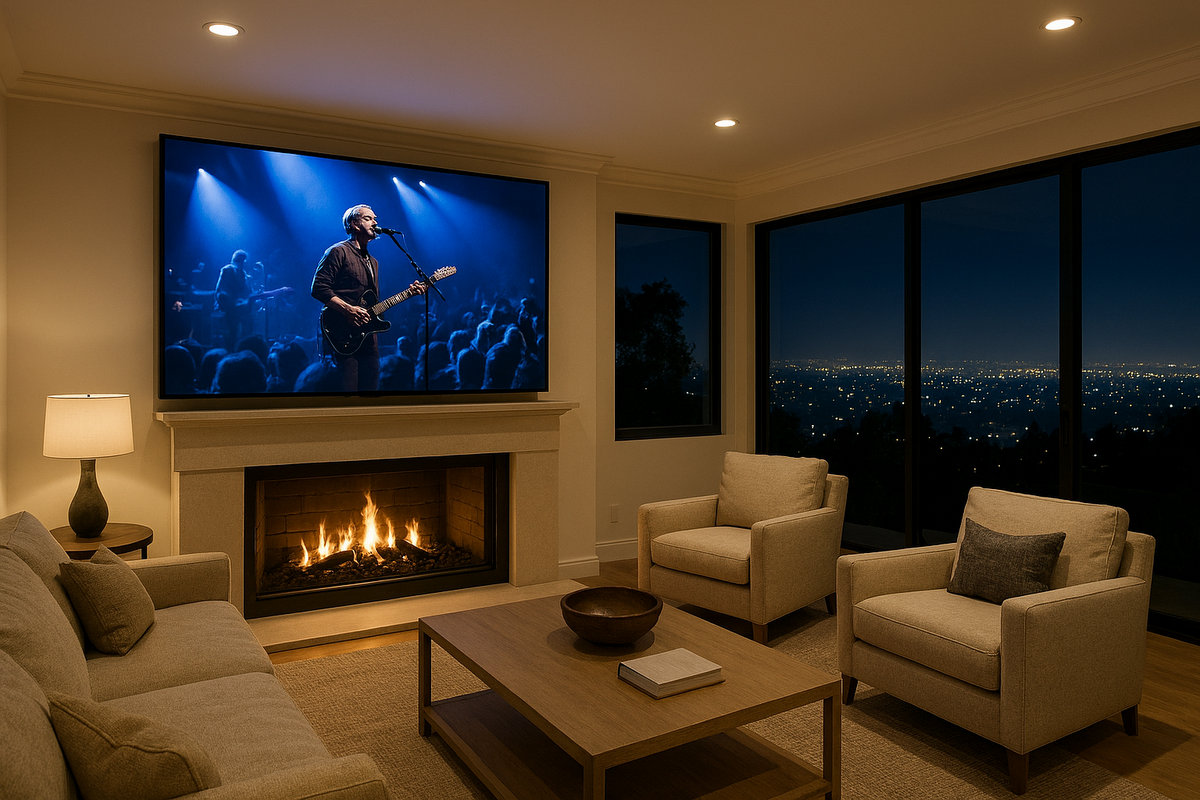 image of a decorated venue (for an event planning service)