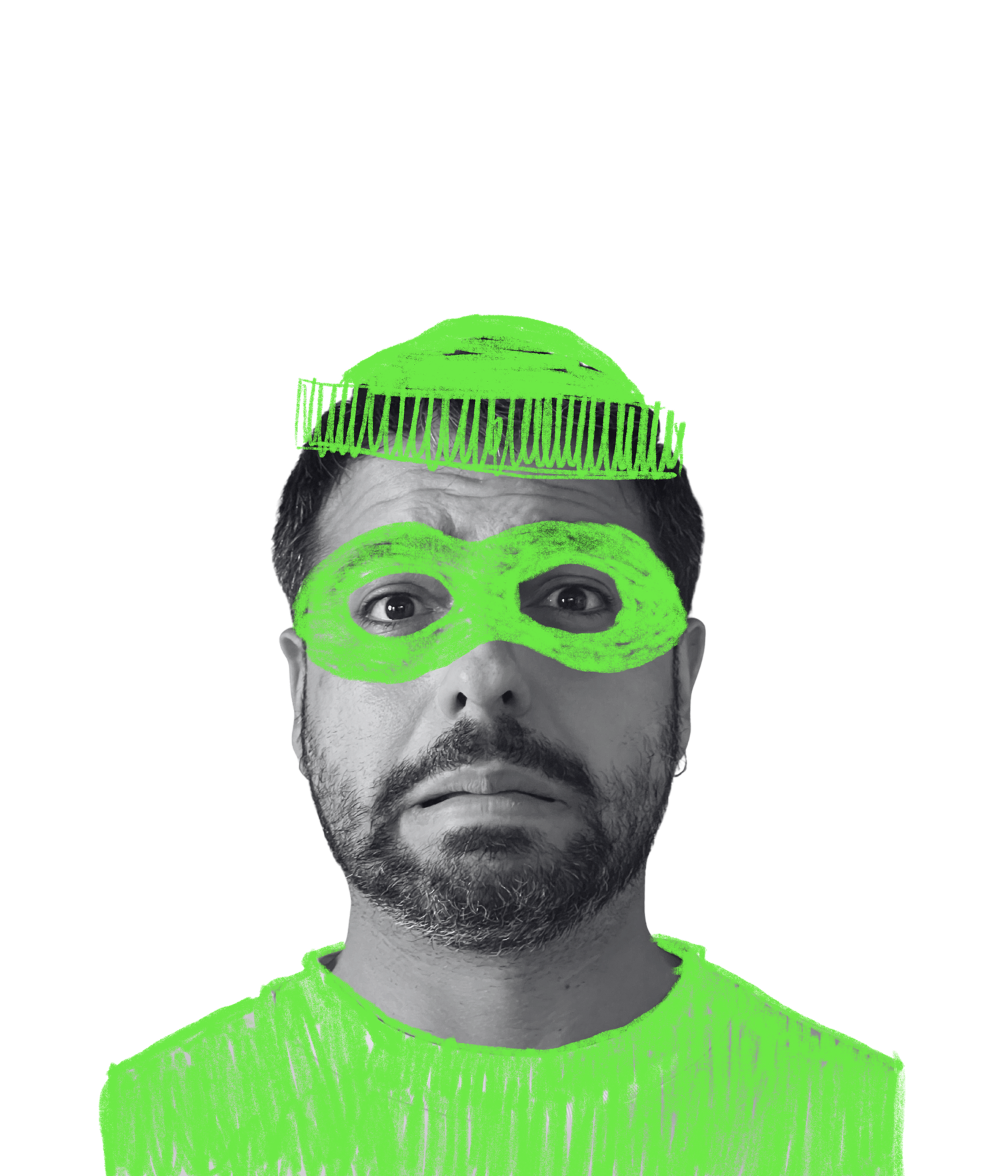 Word Burglar character - Kalyl as French burglar illustration