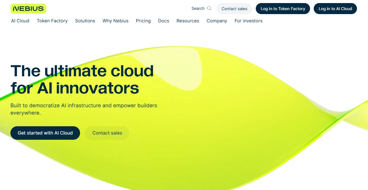 Nebius cloud platform