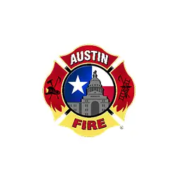 The logo of the fire department.