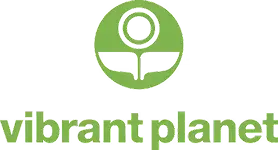 The logo for the vibrant planet.