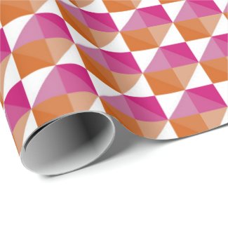 With its bold colors and modern geometric style, this works beautifully as a versatile option for anyone who loves abstract art and colorful visuals — great for any occasion. Inspired by the Lesbian Pride flag, a symbol of identity, inclusivity, and pride. Perfect for expressing your true self or gifting to someone you want to affirm and celebrate.