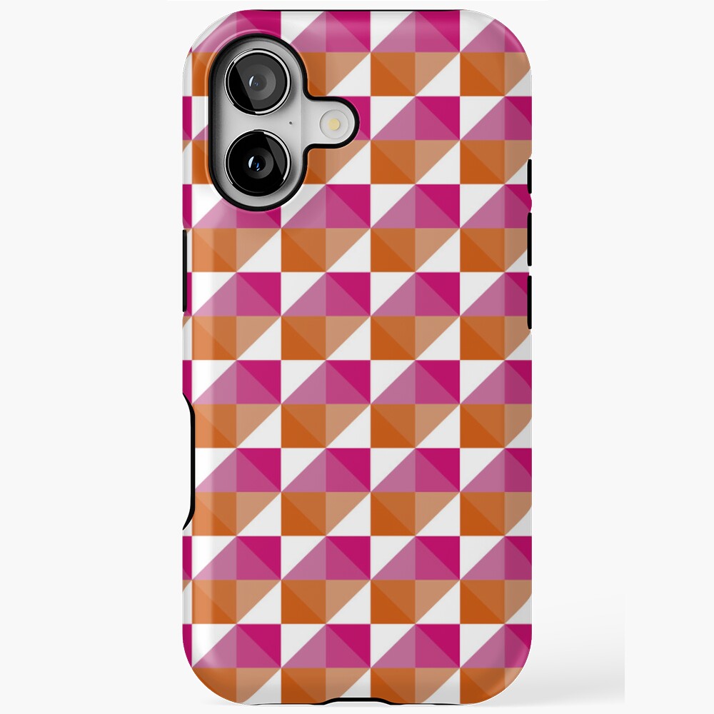 With its bold colours and modern geometric style, this works beautifully as a versatile option for anyone who loves abstract art and colourful visuals — great for any occasion. Inspired by the Lesbian Pride flag, a symbol of identity, inclusivity, and pride. Perfect for expressing your true self or gifting to someone you want to affirm and celebrate.