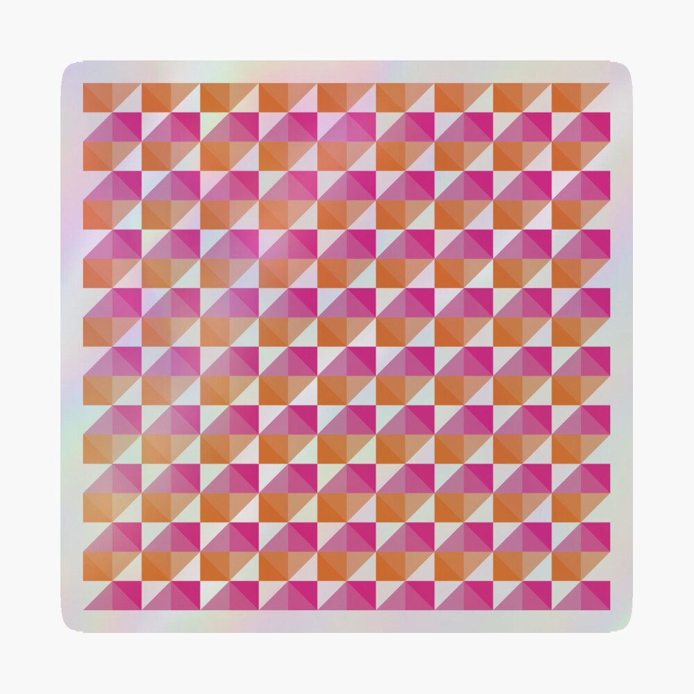 With its bold colours and modern geometric style, this works beautifully as a versatile option for anyone who loves abstract art and colourful visuals — great for any occasion. Inspired by the Lesbian Pride flag, a symbol of identity, inclusivity, and pride. Perfect for expressing your true self or gifting to someone you want to affirm and celebrate.