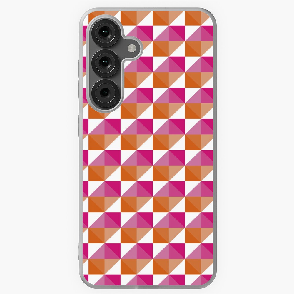 With its bold colours and modern geometric style, this works beautifully as a versatile option for anyone who loves abstract art and colourful visuals — great for any occasion. Inspired by the Lesbian Pride flag, a symbol of identity, inclusivity, and pride. Perfect for expressing your true self or gifting to someone you want to affirm and celebrate.