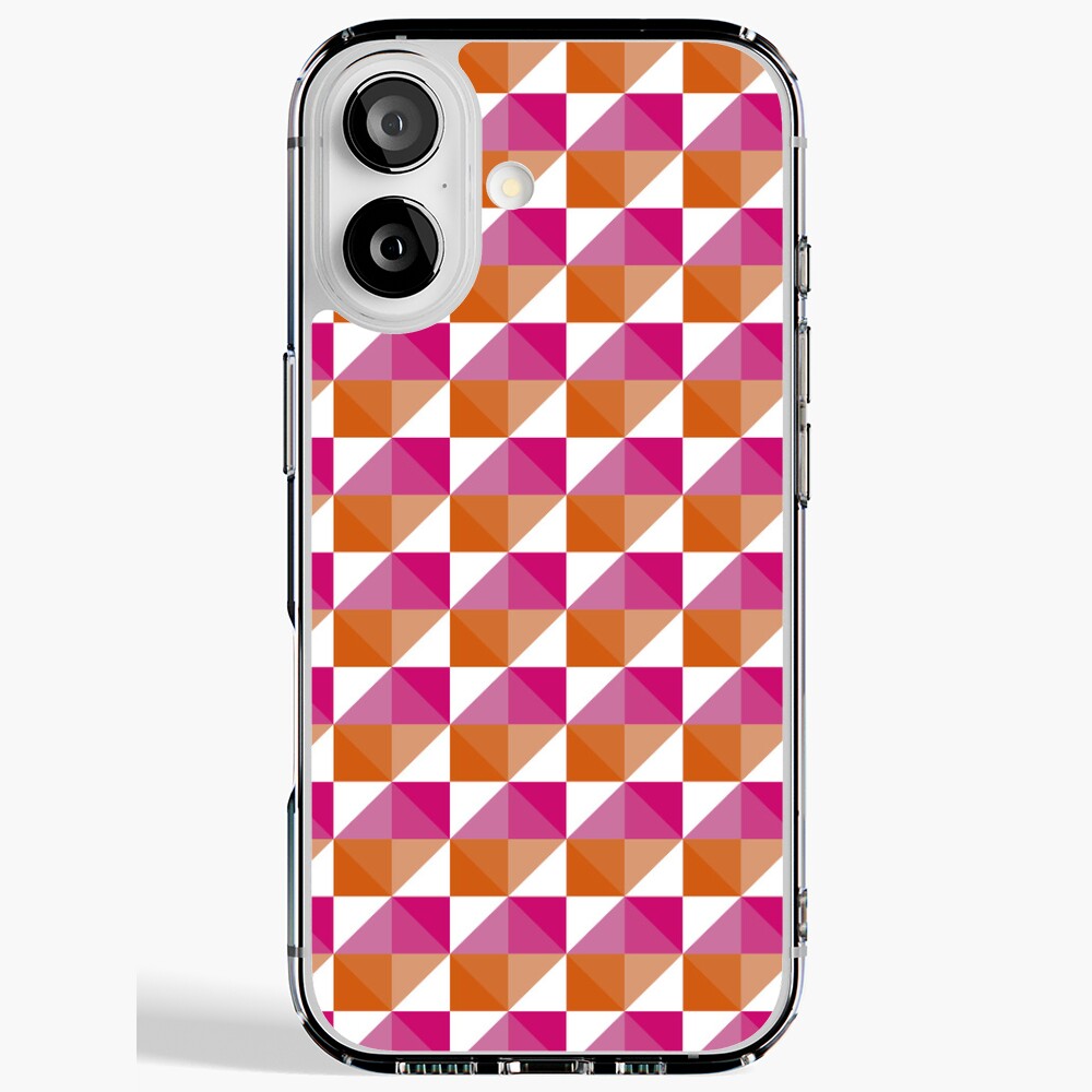 With its bold colours and modern geometric style, this works beautifully as a versatile option for anyone who loves abstract art and colourful visuals — great for any occasion. Inspired by the Lesbian Pride flag, a symbol of identity, inclusivity, and pride. Perfect for expressing your true self or gifting to someone you want to affirm and celebrate.