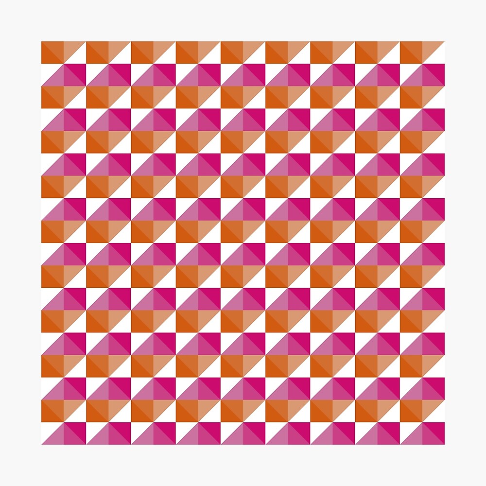 With its bold colours and modern geometric style, this works beautifully as a versatile option for anyone who loves abstract art and colourful visuals — great for any occasion. Inspired by the Lesbian Pride flag, a symbol of identity, inclusivity, and pride. Perfect for expressing your true self or gifting to someone you want to affirm and celebrate.