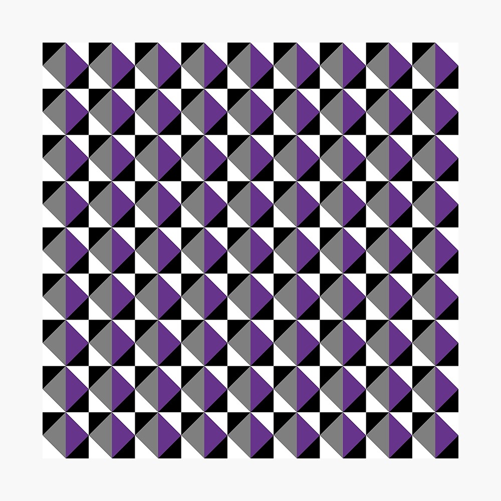 With its bold colors and modern geometric style, this works beautifully as a versatile option for anyone who loves abstract art and colorful visuals — great for any occasion. Inspired by the Asexual Pride flag, a symbol of identity, inclusivity, and pride. Perfect for expressing your true self or gifting to someone you want to affirm and celebrate.