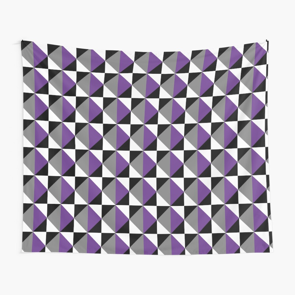 With its bold colors and modern geometric style, this works beautifully as a versatile option for anyone who loves abstract art and colorful visuals — great for any occasion. Inspired by the Asexual Pride flag, a symbol of identity, inclusivity, and pride. Perfect for expressing your true self or gifting to someone you want to affirm and celebrate.