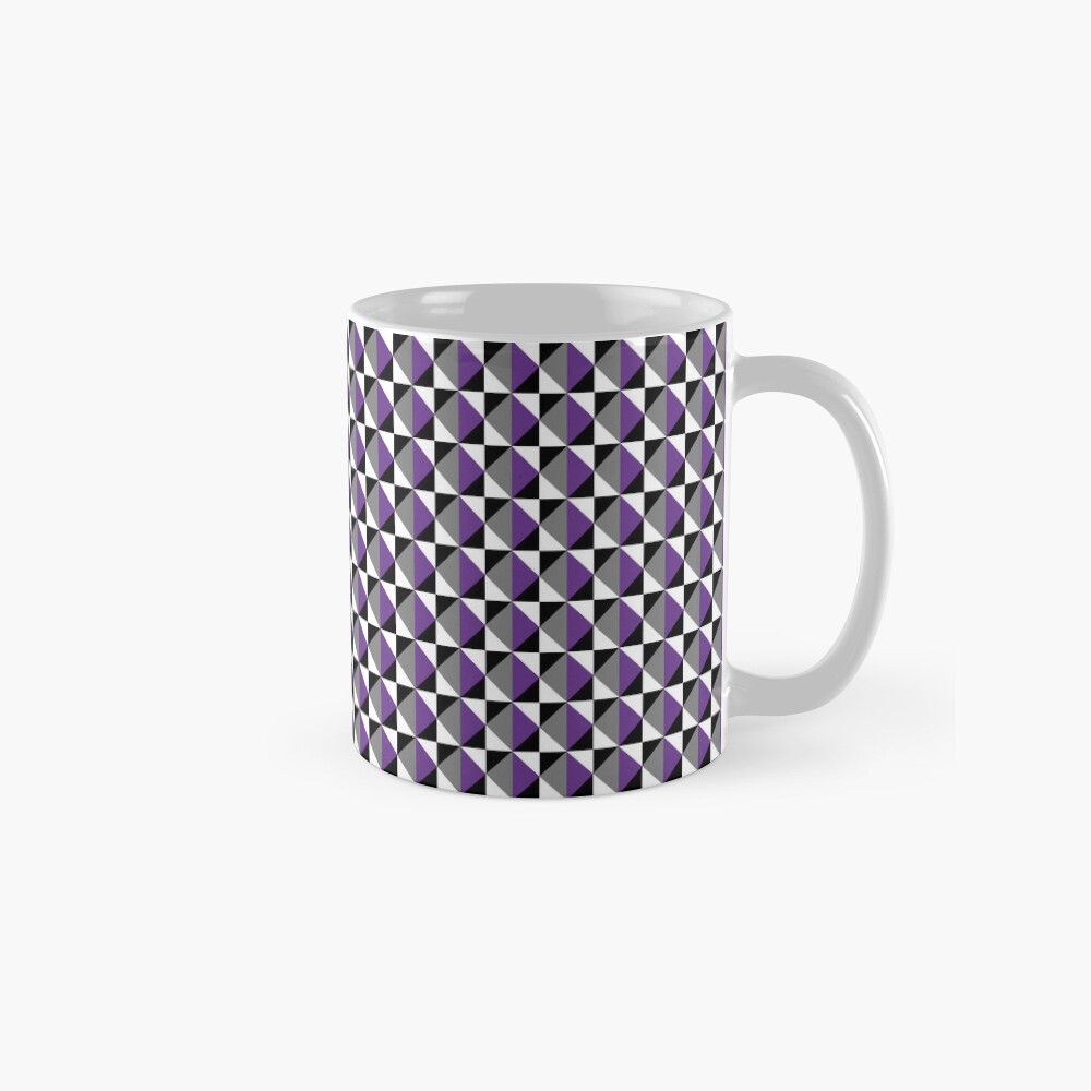 With its bold colors and modern geometric style, this works beautifully as a versatile option for anyone who loves abstract art and colorful visuals — great for any occasion. Inspired by the Asexual Pride flag, a symbol of identity, inclusivity, and pride. Perfect for expressing your true self or gifting to someone you want to affirm and celebrate.