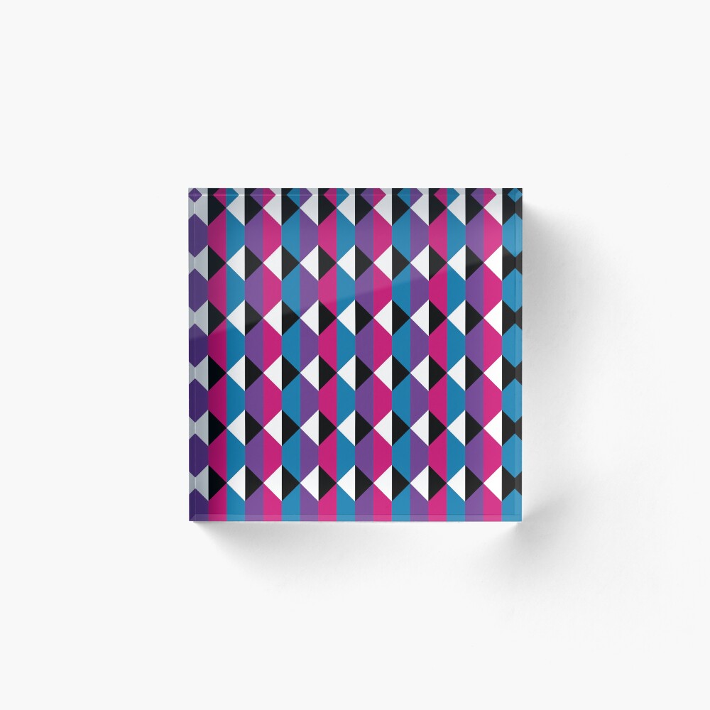 With its bold colors and modern geometric style, this works beautifully as a versatile option for anyone who loves abstract art and colorful visuals — great for any occasion. Inspired by the Genderfluid Pride flag, a symbol of identity, inclusivity, and pride. Perfect for expressing your true self or gifting to someone you want to affirm and celebrate.