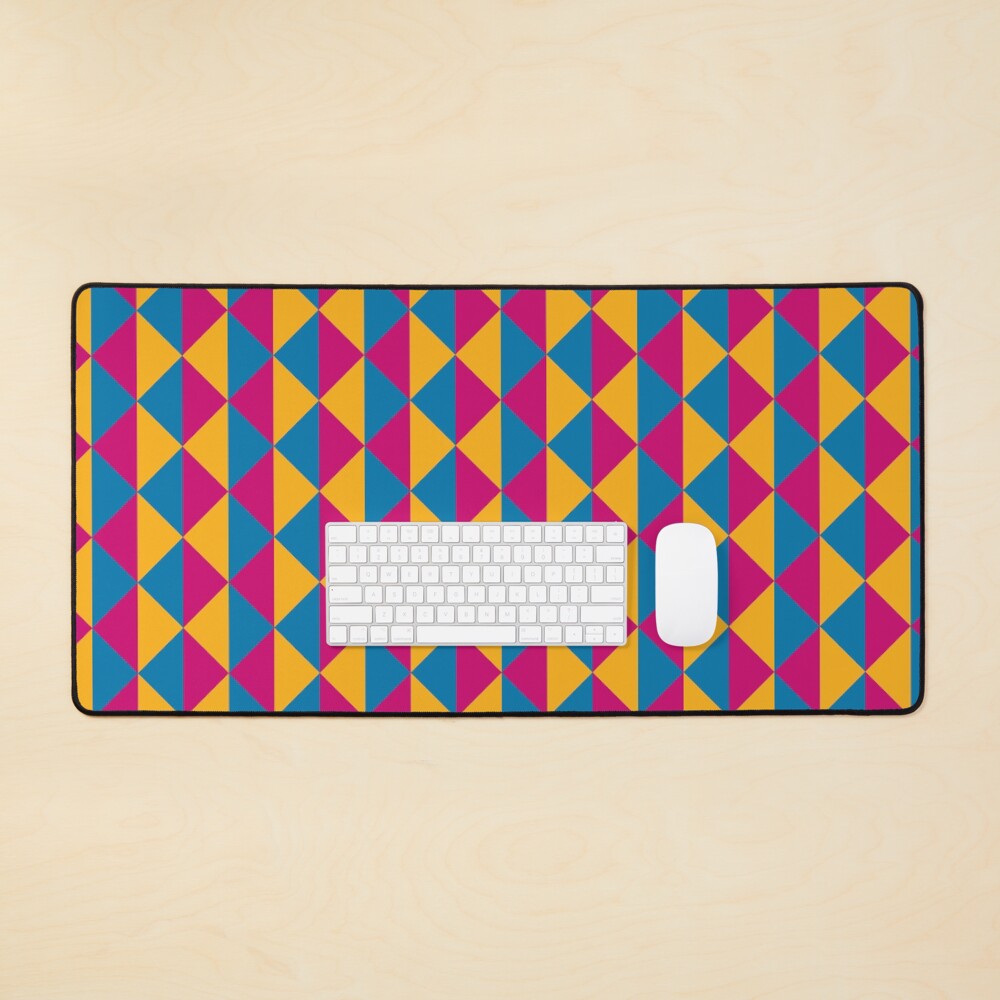 With its bold colours and modern geometric style, this works beautifully as a versatile option for anyone who loves abstract art and colourful visuals — great for any occasion. Inspired by the Pansexual Pride flag, a symbol of identity, inclusivity, and pride. Perfect for expressing your true self or gifting to someone you want to affirm and celebrate.