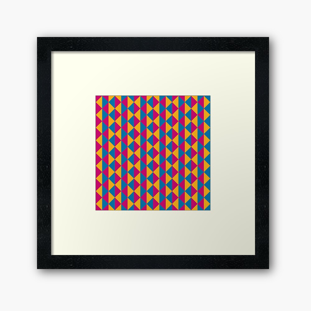 With its bold colours and modern geometric style, this works beautifully as a versatile option for anyone who loves abstract art and colourful visuals — great for any occasion. Inspired by the Pansexual Pride flag, a symbol of identity, inclusivity, and pride. Perfect for expressing your true self or gifting to someone you want to affirm and celebrate.