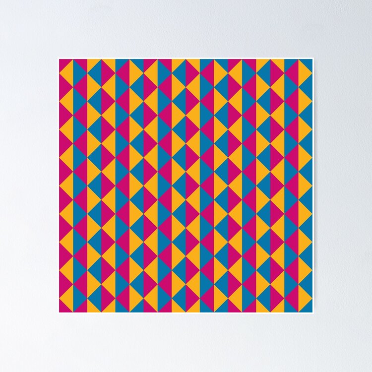 With its bold colours and modern geometric style, this works beautifully as a versatile option for anyone who loves abstract art and colourful visuals — great for any occasion. Inspired by the Pansexual Pride flag, a symbol of identity, inclusivity, and pride. Perfect for expressing your true self or gifting to someone you want to affirm and celebrate.