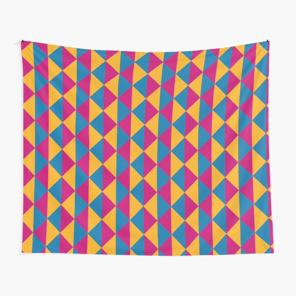 With its bold colours and modern geometric style, this works beautifully as a versatile option for anyone who loves abstract art and colourful visuals — great for any occasion. Inspired by the Pansexual Pride flag, a symbol of identity, inclusivity, and pride. Perfect for expressing your true self or gifting to someone you want to affirm and celebrate.