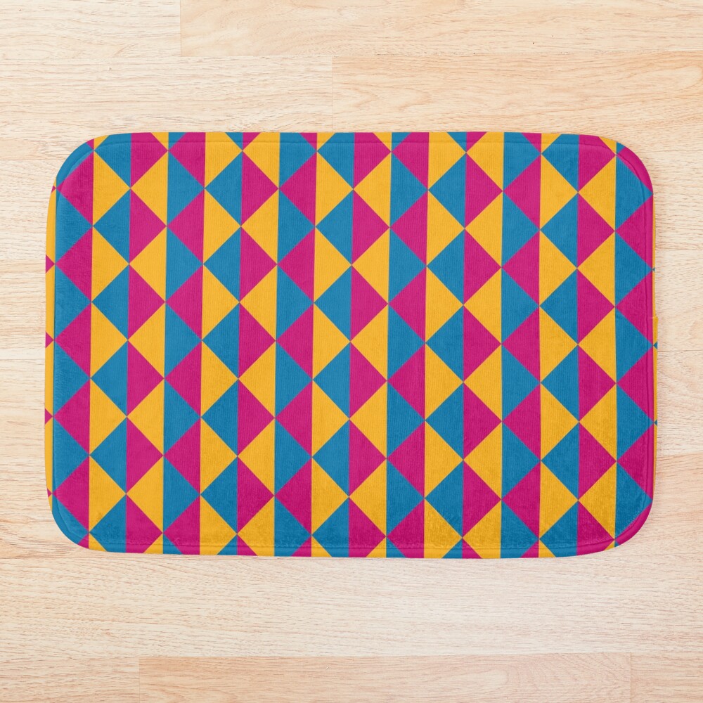 With its bold colours and modern geometric style, this works beautifully as a versatile option for anyone who loves abstract art and colourful visuals — great for any occasion. Inspired by the Pansexual Pride flag, a symbol of identity, inclusivity, and pride. Perfect for expressing your true self or gifting to someone you want to affirm and celebrate.
