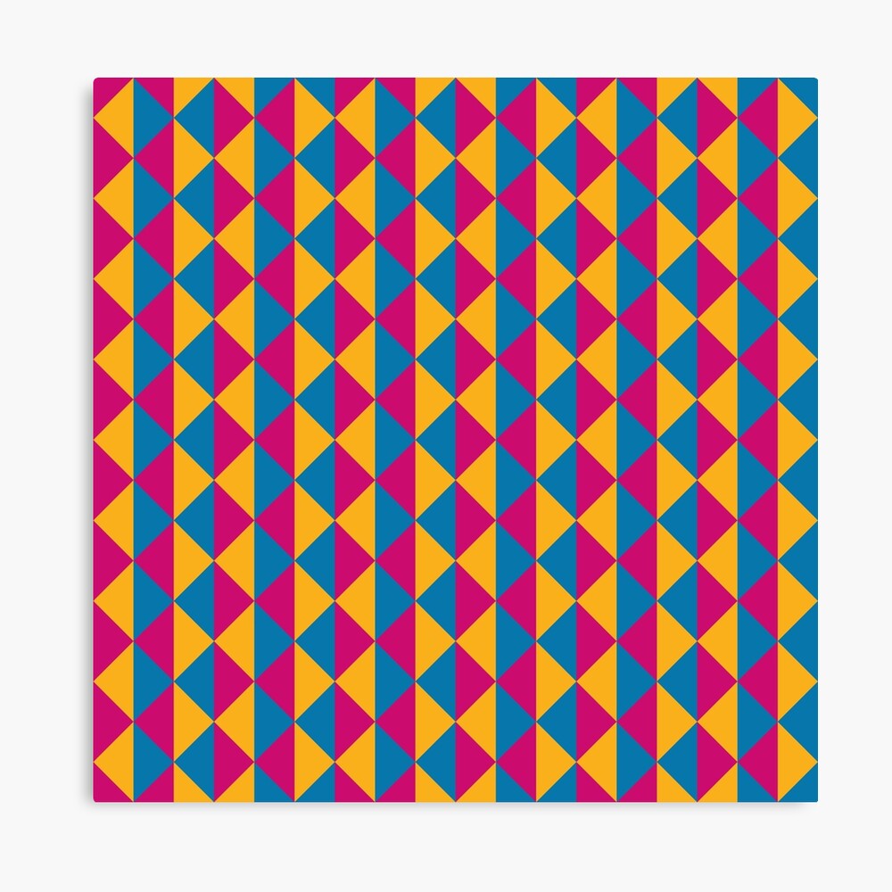 With its bold colours and modern geometric style, this works beautifully as a versatile option for anyone who loves abstract art and colourful visuals — great for any occasion. Inspired by the Pansexual Pride flag, a symbol of identity, inclusivity, and pride. Perfect for expressing your true self or gifting to someone you want to affirm and celebrate.