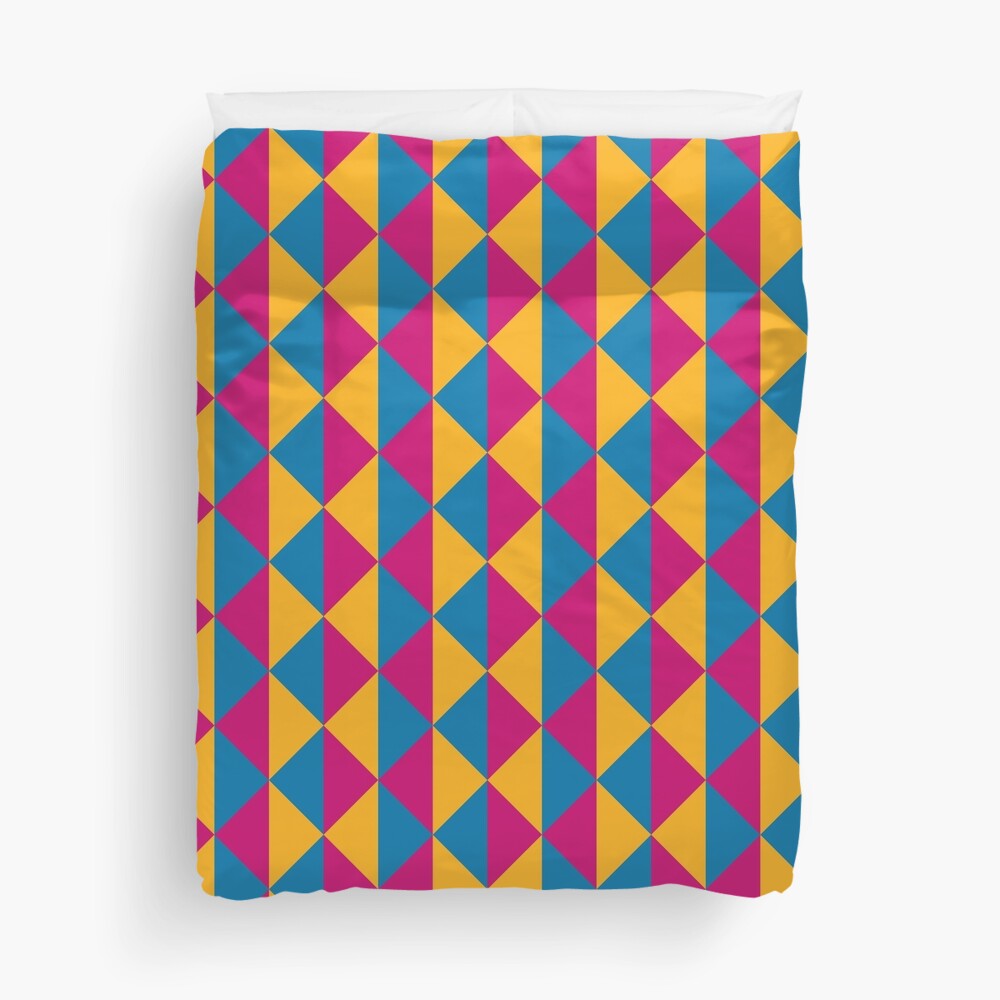 With its bold colours and modern geometric style, this works beautifully as a versatile option for anyone who loves abstract art and colourful visuals — great for any occasion. Inspired by the Pansexual Pride flag, a symbol of identity, inclusivity, and pride. Perfect for expressing your true self or gifting to someone you want to affirm and celebrate.