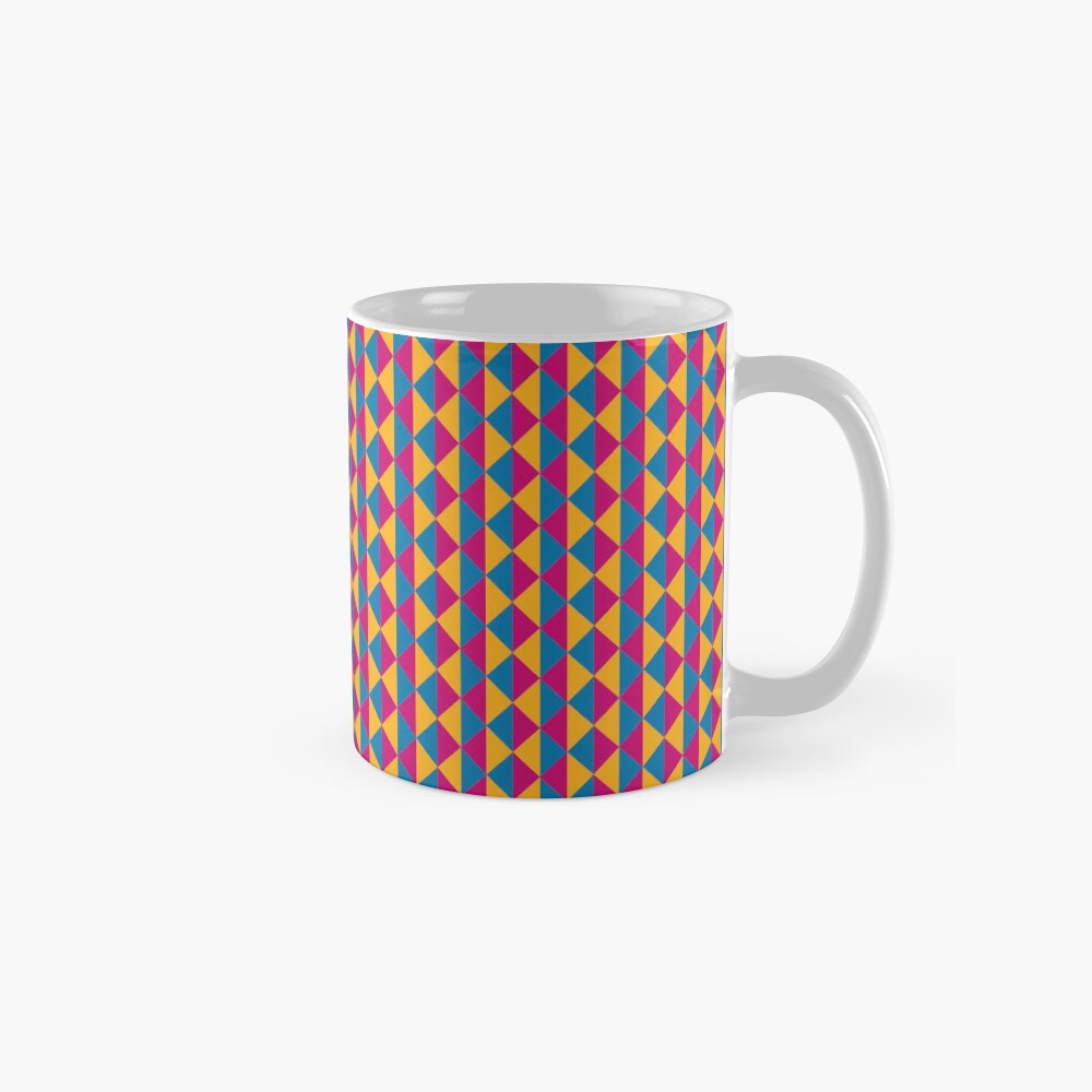 With its bold colours and modern geometric style, this works beautifully as a versatile option for anyone who loves abstract art and colourful visuals — great for any occasion. Inspired by the Pansexual Pride flag, a symbol of identity, inclusivity, and pride. Perfect for expressing your true self or gifting to someone you want to affirm and celebrate.
