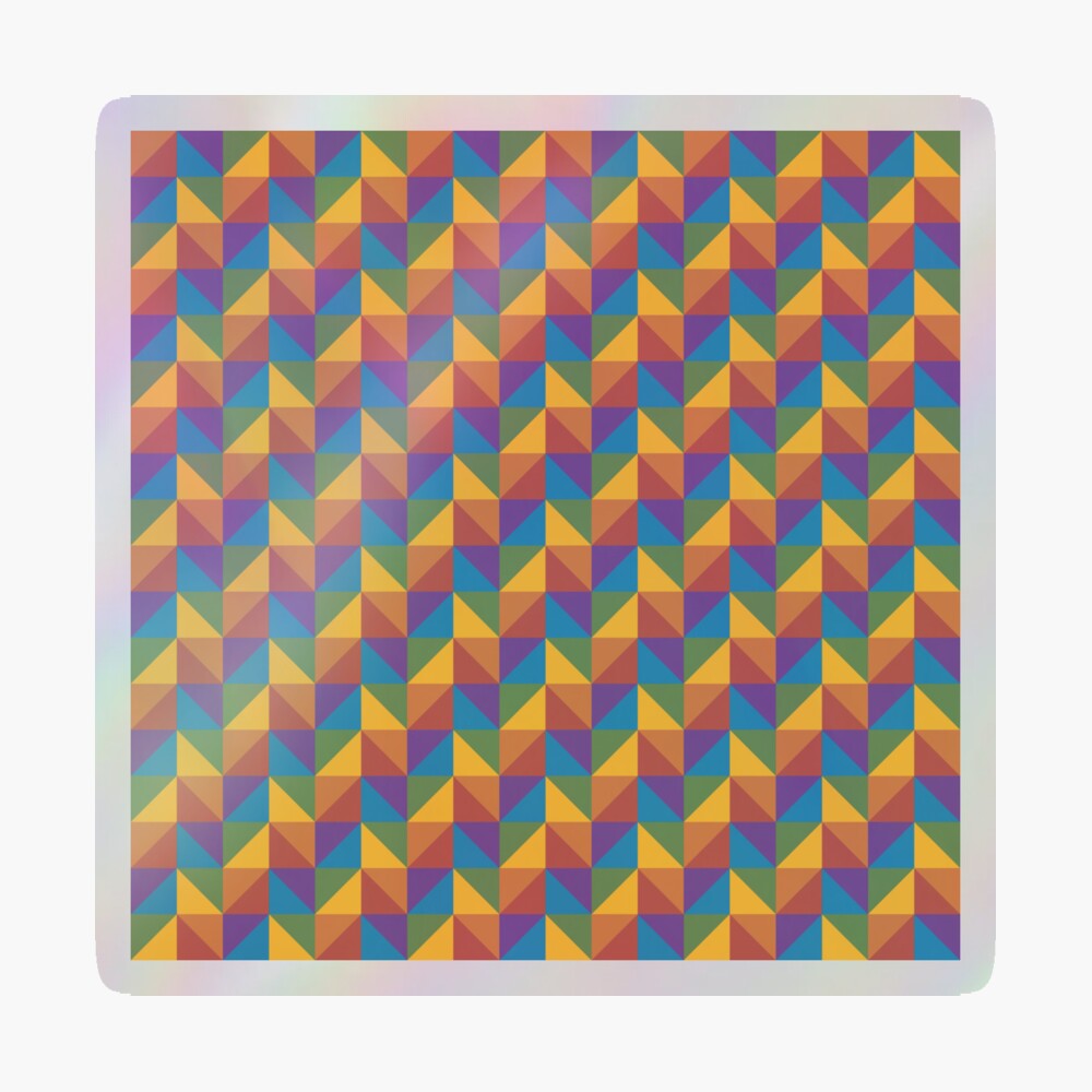 With its bold colours and modern geometric style, this works beautifully as a versatile option for anyone who loves abstract art and colourful visuals — great for any occasion. Inspired by the Rainbow Pride flag, a symbol of identity, inclusivity, and pride. Perfect for expressing your true self or gifting to someone you want to affirm and celebrate.