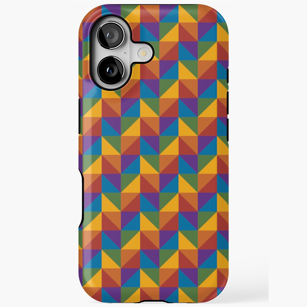 With its bold colours and modern geometric style, this works beautifully as a versatile option for anyone who loves abstract art and colourful visuals — great for any occasion. Inspired by the Rainbow Pride flag, a symbol of identity, inclusivity, and pride. Perfect for expressing your true self or gifting to someone you want to affirm and celebrate.