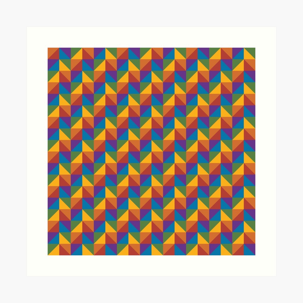 With its bold colours and modern geometric style, this works beautifully as a versatile option for anyone who loves abstract art and colourful visuals — great for any occasion. Inspired by the Rainbow Pride flag, a symbol of identity, inclusivity, and pride. Perfect for expressing your true self or gifting to someone you want to affirm and celebrate.