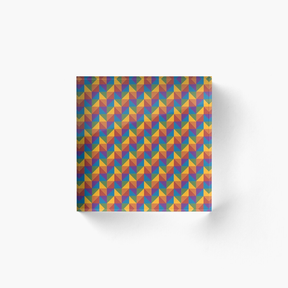 With its bold colours and modern geometric style, this works beautifully as a versatile option for anyone who loves abstract art and colourful visuals — great for any occasion. Inspired by the Rainbow Pride flag, a symbol of identity, inclusivity, and pride. Perfect for expressing your true self or gifting to someone you want to affirm and celebrate.