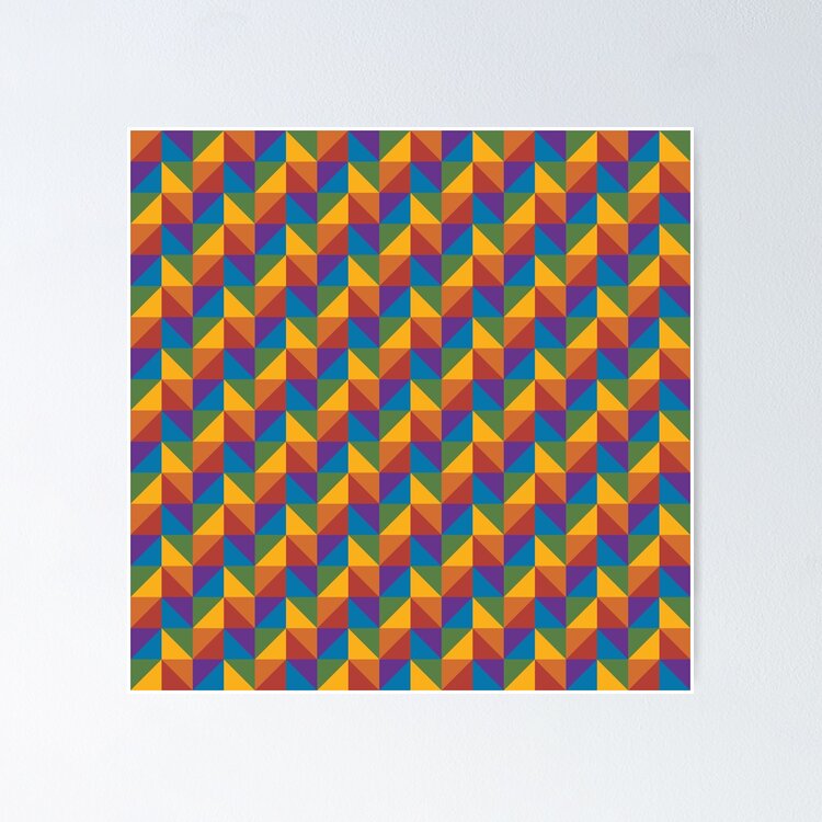 With its bold colours and modern geometric style, this works beautifully as a versatile option for anyone who loves abstract art and colourful visuals — great for any occasion. Inspired by the Rainbow Pride flag, a symbol of identity, inclusivity, and pride. Perfect for expressing your true self or gifting to someone you want to affirm and celebrate.