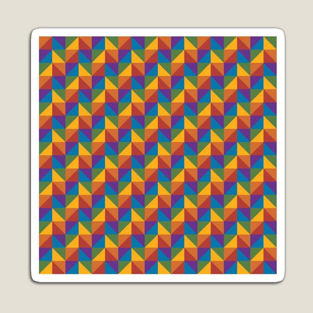 With its bold colours and modern geometric style, this works beautifully as a versatile option for anyone who loves abstract art and colourful visuals — great for any occasion. Inspired by the Rainbow Pride flag, a symbol of identity, inclusivity, and pride. Perfect for expressing your true self or gifting to someone you want to affirm and celebrate.