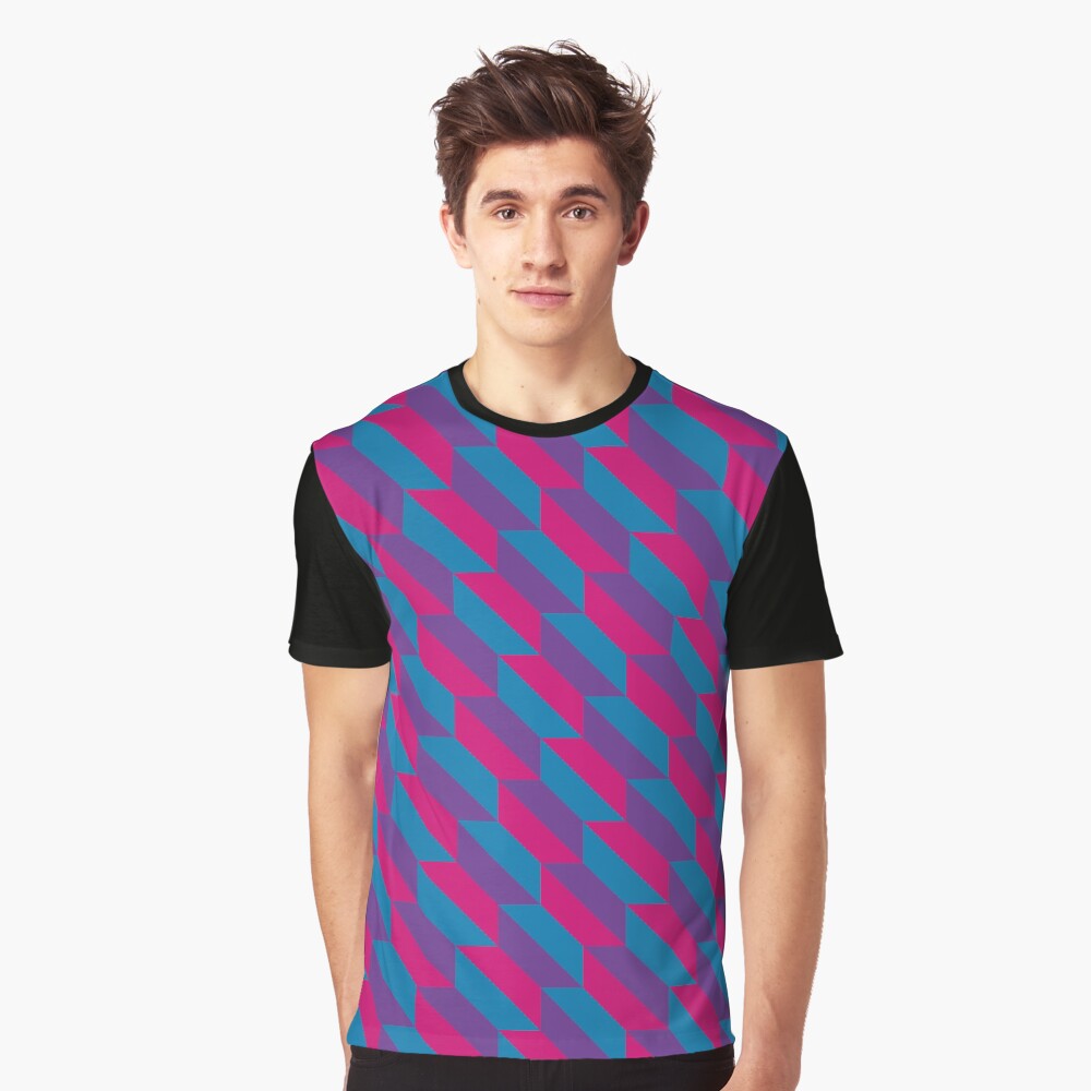 With its bold colors and modern geometric style, this works beautifully as a versatile option for anyone who loves abstract art and colorful visuals — great for any occasion. Inspired by the Bisexual Pride flag, a symbol of identity, inclusivity, and pride. Perfect for expressing your true self or gifting to someone you want to affirm and celebrate.