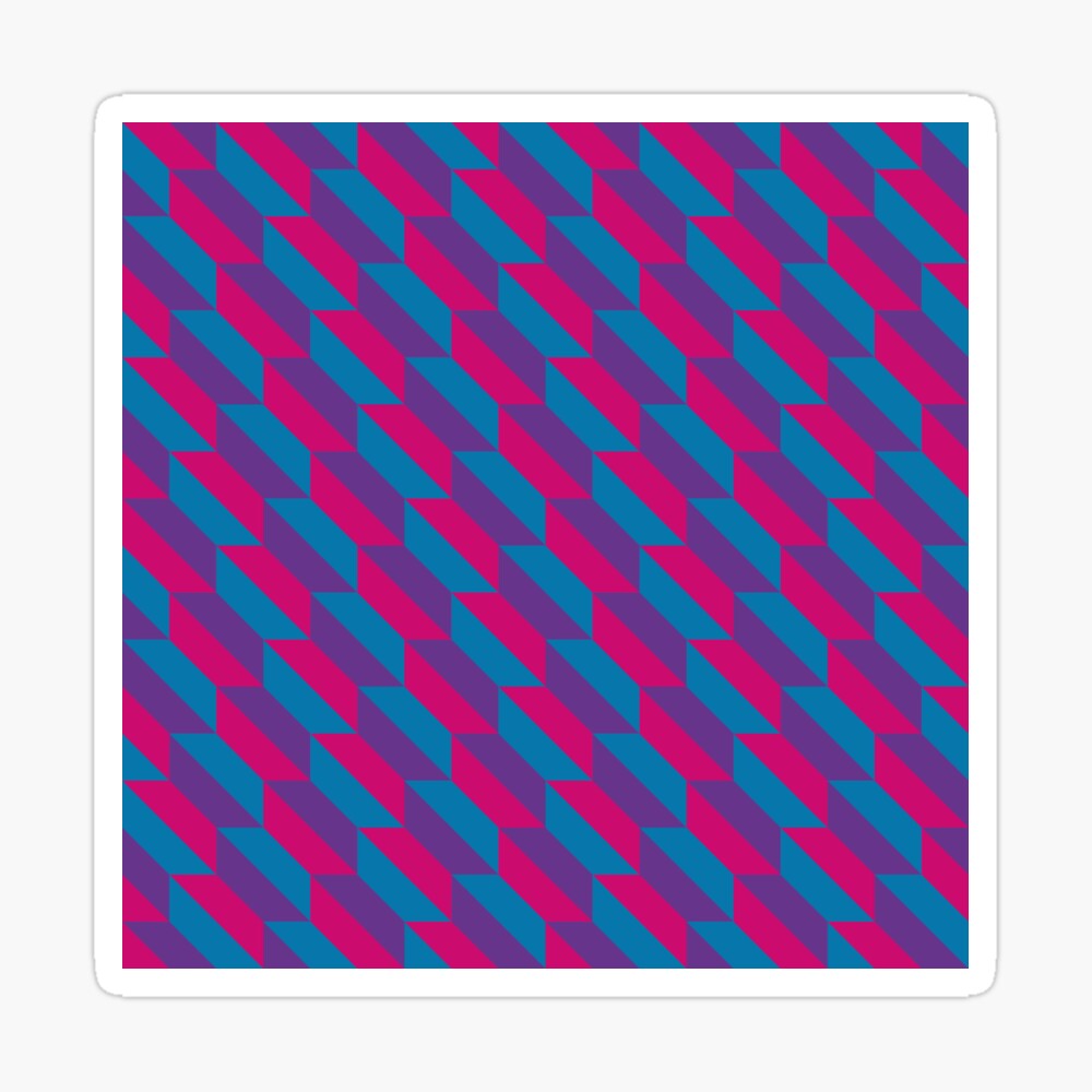 With its bold colors and modern geometric style, this works beautifully as a versatile option for anyone who loves abstract art and colorful visuals — great for any occasion. Inspired by the Bisexual Pride flag, a symbol of identity, inclusivity, and pride. Perfect for expressing your true self or gifting to someone you want to affirm and celebrate.