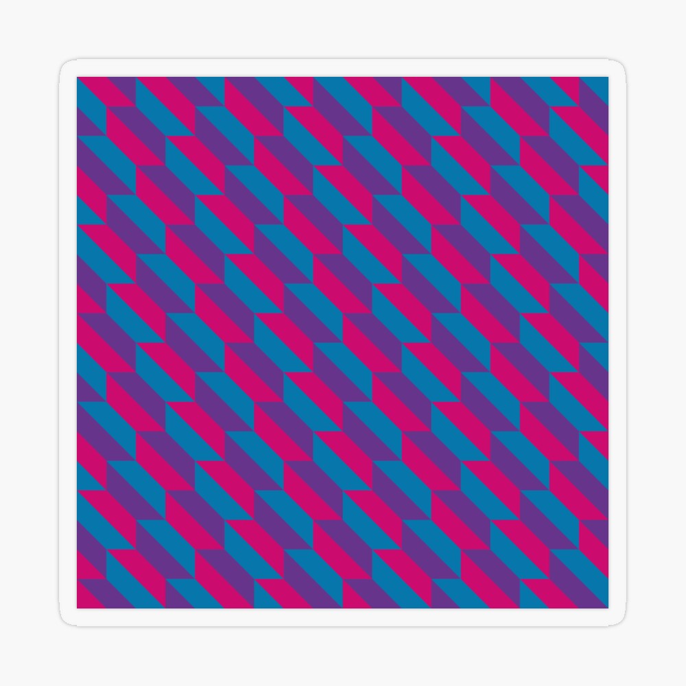 With its bold colors and modern geometric style, this works beautifully as a versatile option for anyone who loves abstract art and colorful visuals — great for any occasion. Inspired by the Bisexual Pride flag, a symbol of identity, inclusivity, and pride. Perfect for expressing your true self or gifting to someone you want to affirm and celebrate.