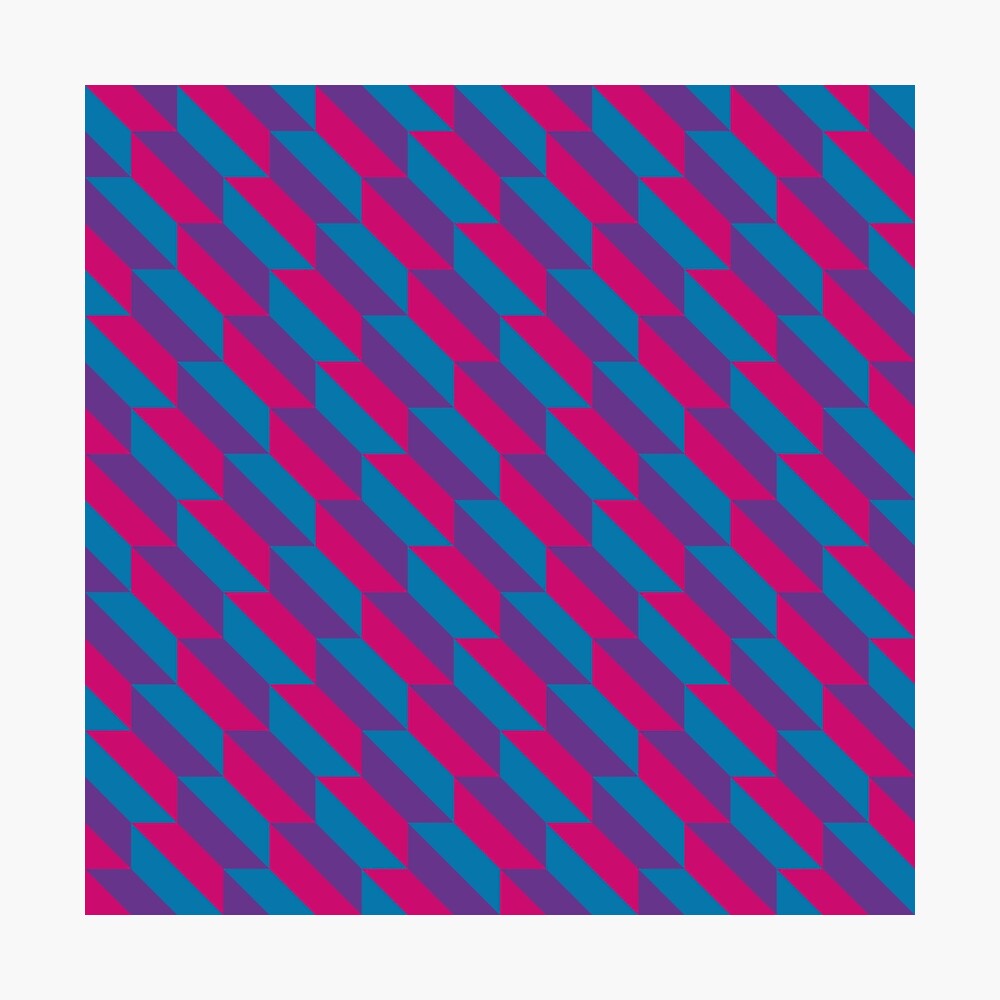 With its bold colors and modern geometric style, this works beautifully as a versatile option for anyone who loves abstract art and colorful visuals — great for any occasion. Inspired by the Bisexual Pride flag, a symbol of identity, inclusivity, and pride. Perfect for expressing your true self or gifting to someone you want to affirm and celebrate.