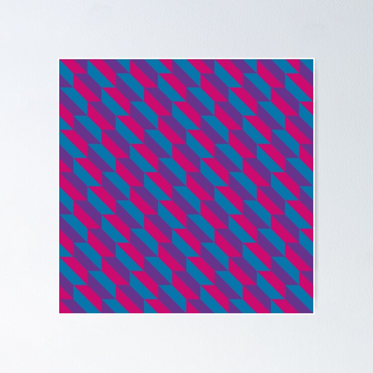 With its bold colors and modern geometric style, this works beautifully as a versatile option for anyone who loves abstract art and colorful visuals — great for any occasion. Inspired by the Bisexual Pride flag, a symbol of identity, inclusivity, and pride. Perfect for expressing your true self or gifting to someone you want to affirm and celebrate.