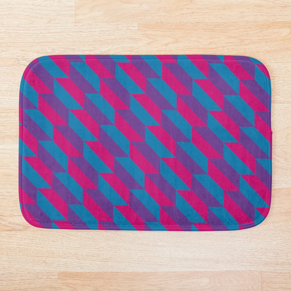 With its bold colors and modern geometric style, this works beautifully as a versatile option for anyone who loves abstract art and colorful visuals — great for any occasion. Inspired by the Bisexual Pride flag, a symbol of identity, inclusivity, and pride. Perfect for expressing your true self or gifting to someone you want to affirm and celebrate.