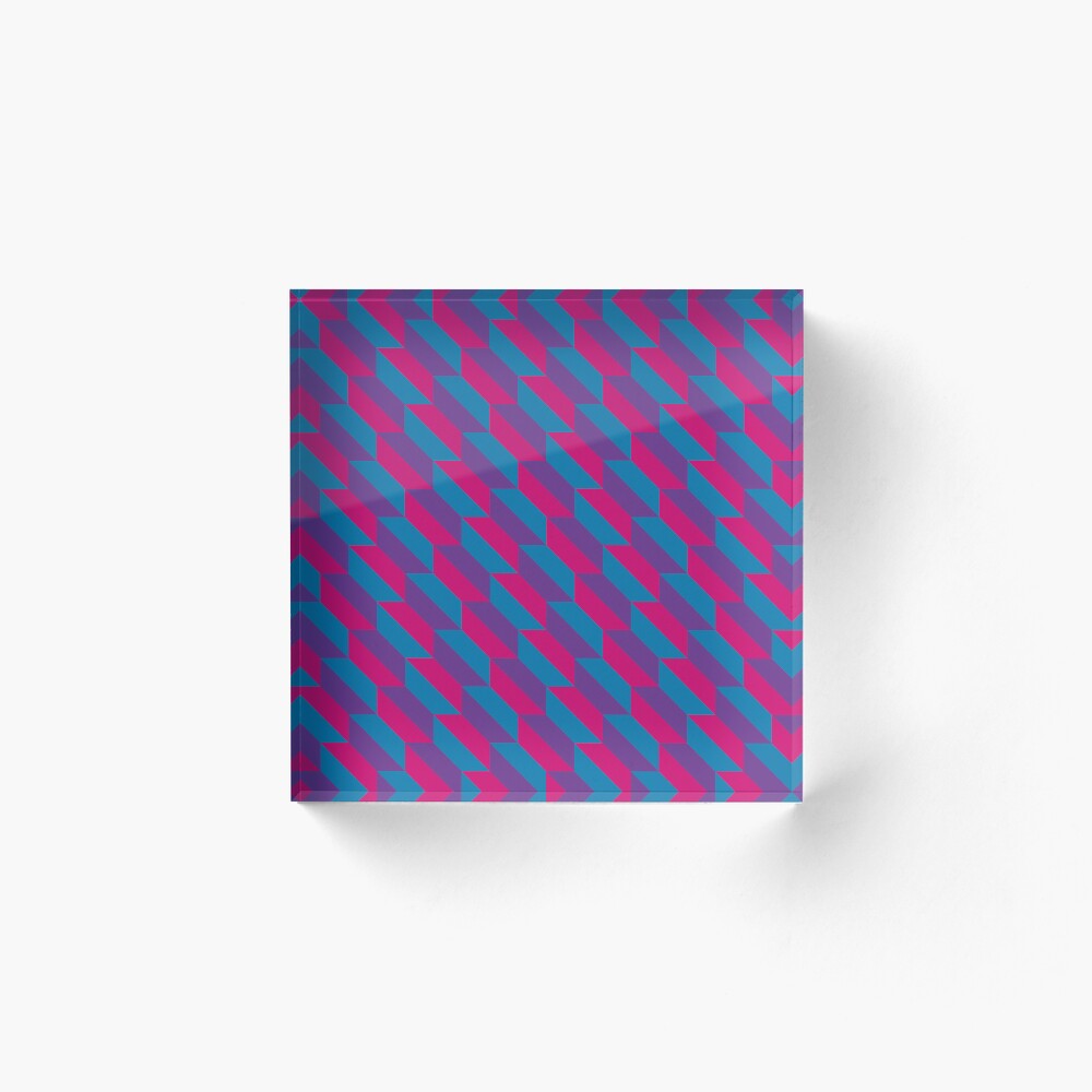 With its bold colors and modern geometric style, this works beautifully as a versatile option for anyone who loves abstract art and colorful visuals — great for any occasion. Inspired by the Bisexual Pride flag, a symbol of identity, inclusivity, and pride. Perfect for expressing your true self or gifting to someone you want to affirm and celebrate.