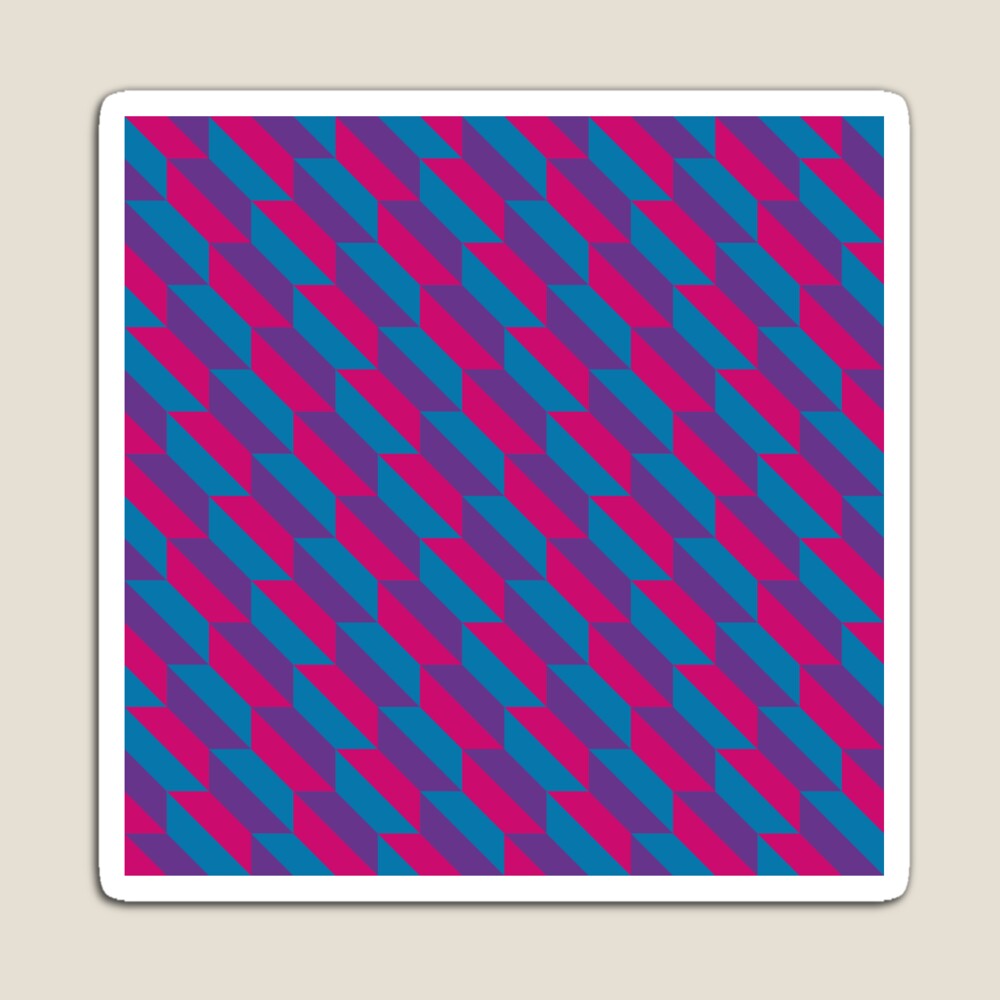 With its bold colors and modern geometric style, this works beautifully as a versatile option for anyone who loves abstract art and colorful visuals — great for any occasion. Inspired by the Bisexual Pride flag, a symbol of identity, inclusivity, and pride. Perfect for expressing your true self or gifting to someone you want to affirm and celebrate.