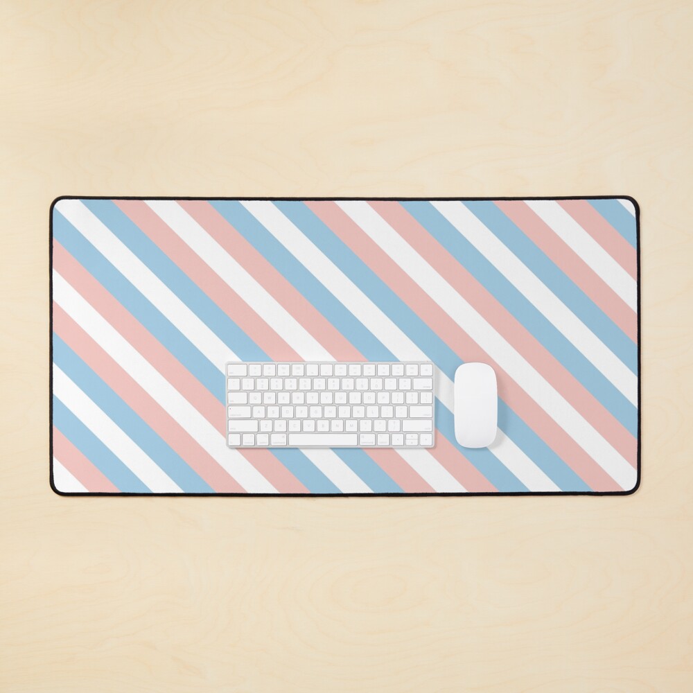 With its bold colors and modern geometric style, this works beautifully as a versatile option for anyone who loves abstract art and colorful visuals — great for any occasion. Inspired by the Transgender Pride flag, a symbol of identity, inclusivity, and pride. Perfect for expressing your true self or gifting to someone you want to affirm and celebrate.