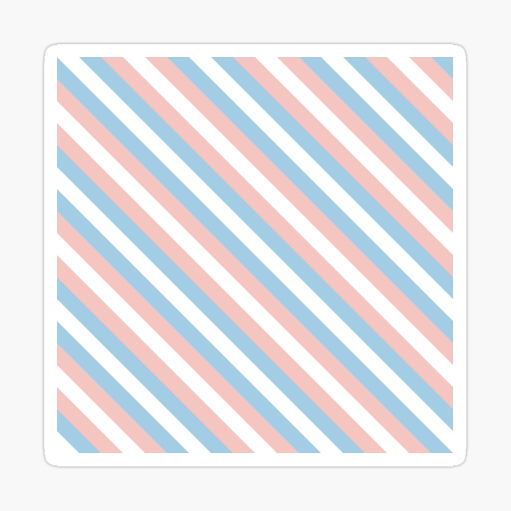 With its bold colors and modern geometric style, this works beautifully as a versatile option for anyone who loves abstract art and colorful visuals — great for any occasion. Inspired by the Transgender Pride flag, a symbol of identity, inclusivity, and pride. Perfect for expressing your true self or gifting to someone you want to affirm and celebrate.