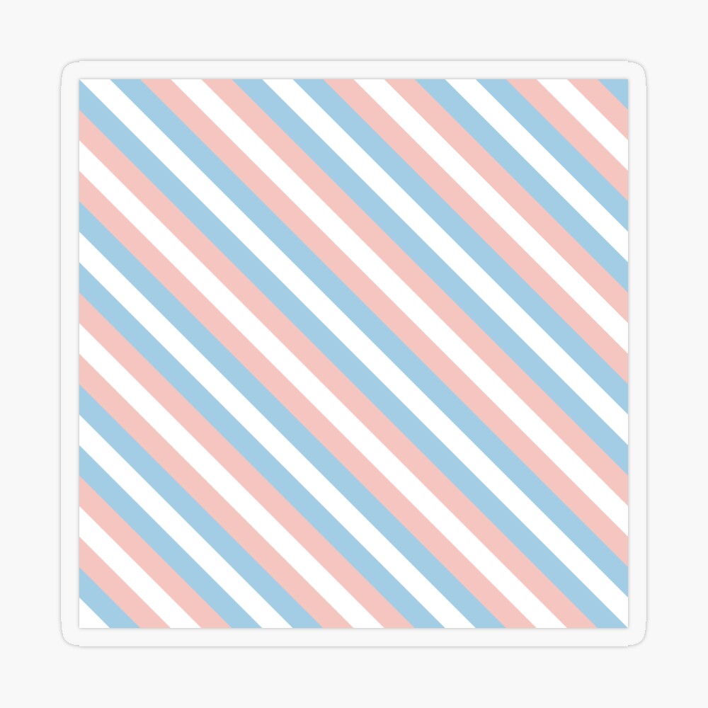With its bold colors and modern geometric style, this works beautifully as a versatile option for anyone who loves abstract art and colorful visuals — great for any occasion. Inspired by the Transgender Pride flag, a symbol of identity, inclusivity, and pride. Perfect for expressing your true self or gifting to someone you want to affirm and celebrate.