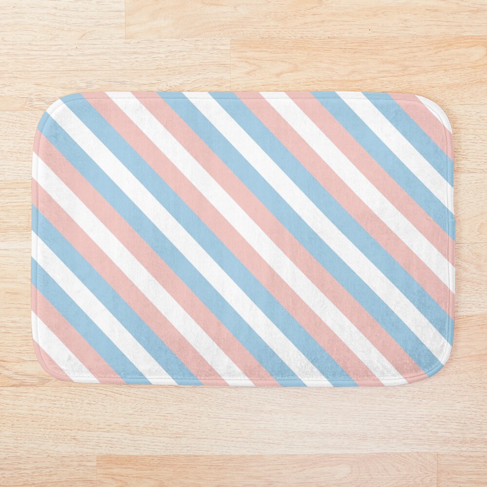 With its bold colors and modern geometric style, this works beautifully as a versatile option for anyone who loves abstract art and colorful visuals — great for any occasion. Inspired by the Transgender Pride flag, a symbol of identity, inclusivity, and pride. Perfect for expressing your true self or gifting to someone you want to affirm and celebrate.