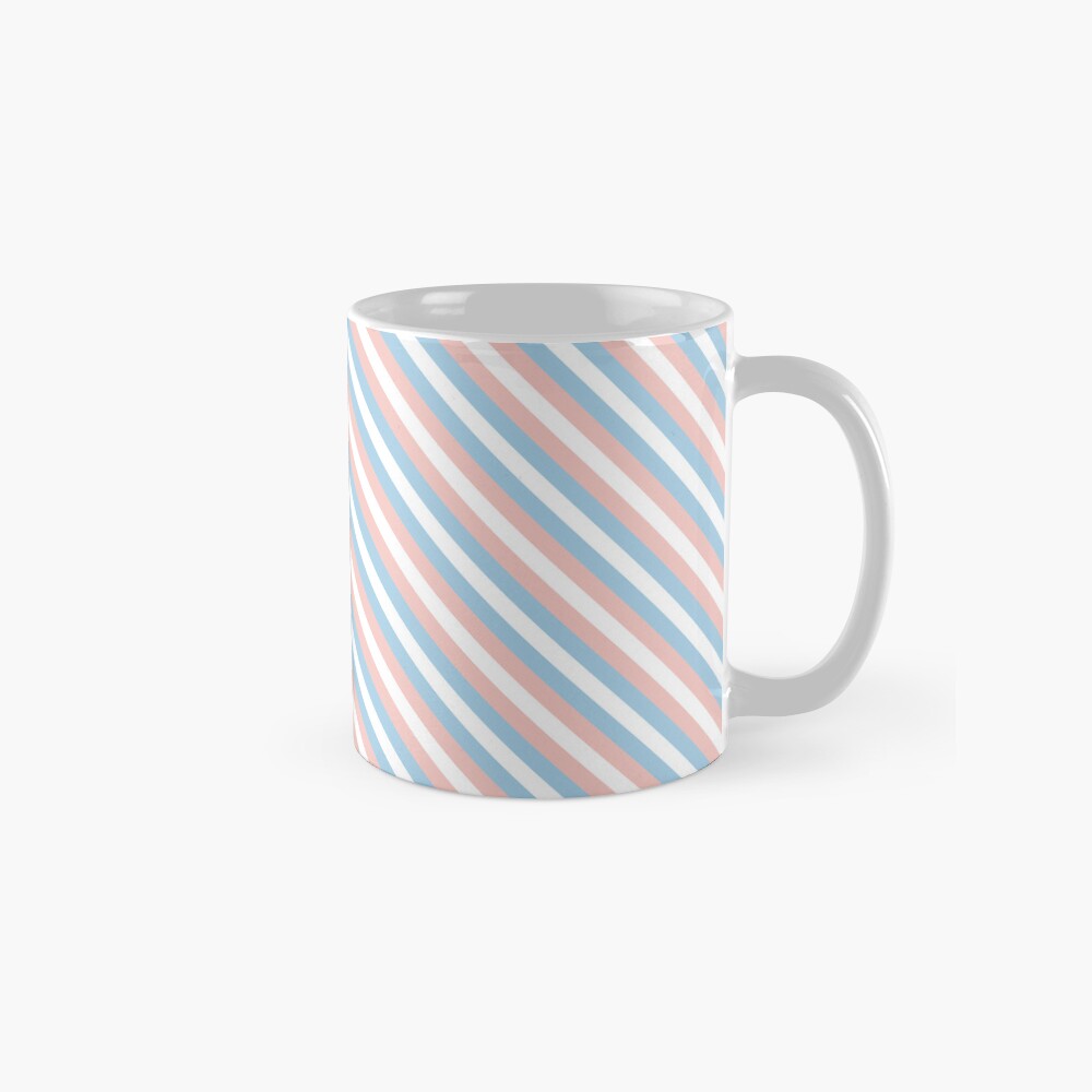 With its bold colors and modern geometric style, this works beautifully as a versatile option for anyone who loves abstract art and colorful visuals — great for any occasion. Inspired by the Transgender Pride flag, a symbol of identity, inclusivity, and pride. Perfect for expressing your true self or gifting to someone you want to affirm and celebrate.