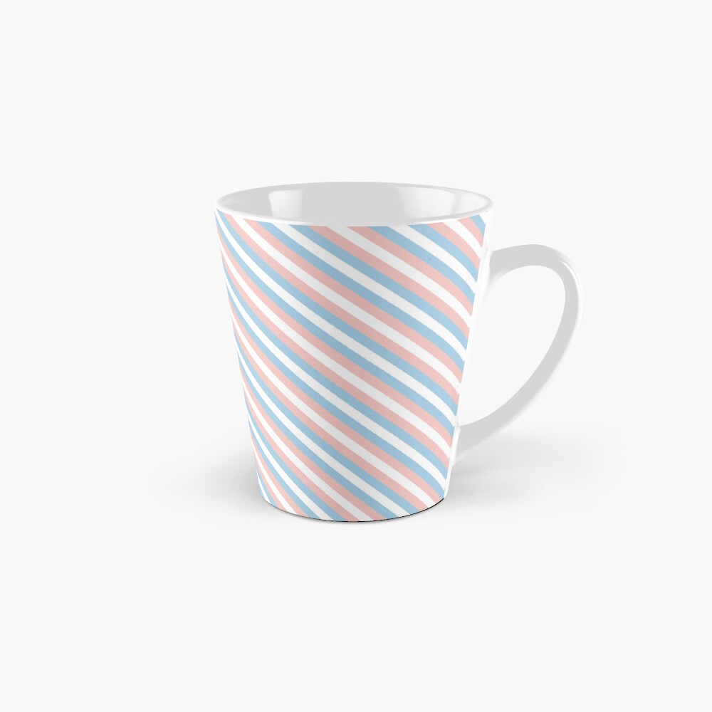 With its bold colors and modern geometric style, this works beautifully as a versatile option for anyone who loves abstract art and colorful visuals — great for any occasion. Inspired by the Transgender Pride flag, a symbol of identity, inclusivity, and pride. Perfect for expressing your true self or gifting to someone you want to affirm and celebrate.