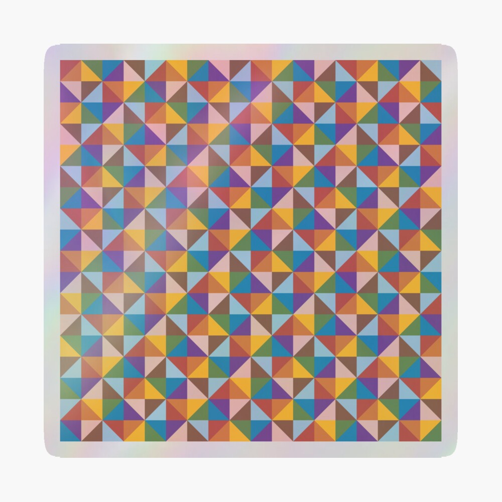 With its bold colours and modern geometric style, this works beautifully as a versatile option for anyone who loves abstract art and colourful visuals — great for any occasion. Inspired by the Progress Pride flag, a symbol of identity, inclusivity, and pride. Perfect for expressing your true self or gifting to someone you want to affirm and celebrate.