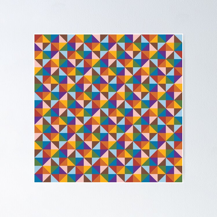 With its bold colours and modern geometric style, this works beautifully as a versatile option for anyone who loves abstract art and colourful visuals — great for any occasion. Inspired by the Progress Pride flag, a symbol of identity, inclusivity, and pride. Perfect for expressing your true self or gifting to someone you want to affirm and celebrate.