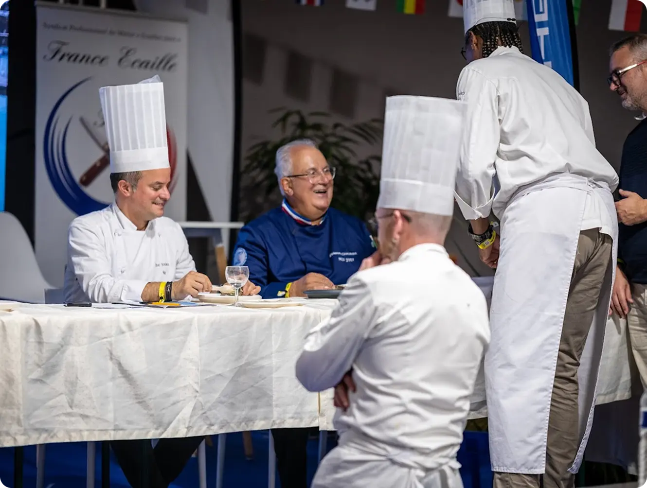 Photo du jury du championnat du monde des écaillers