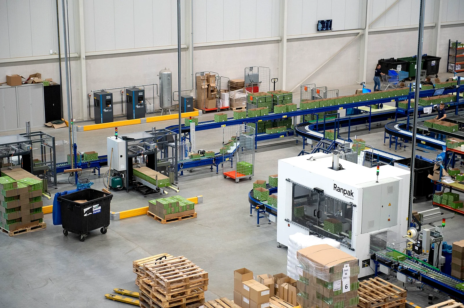 Vanas Automation intralogistieke oplossing