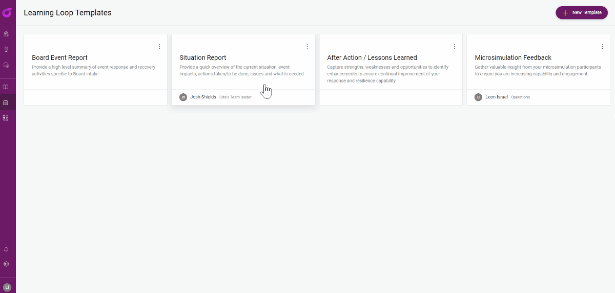 Learning Loops - Situation Report