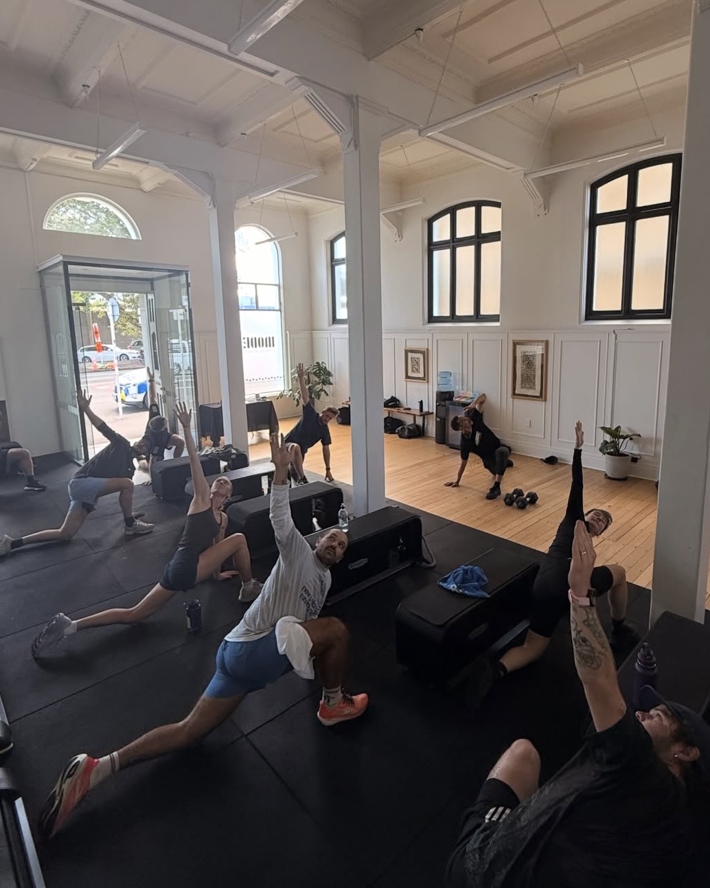 Members mid-session at MODE