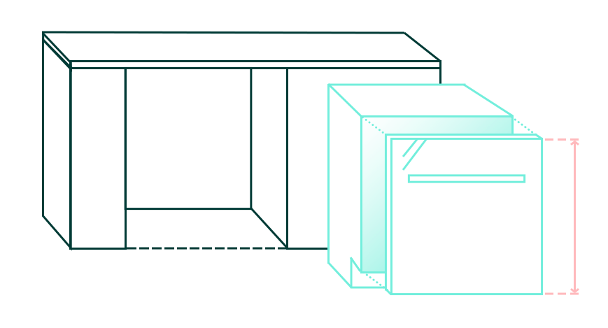 Lave-vaisselle encastrable intégral